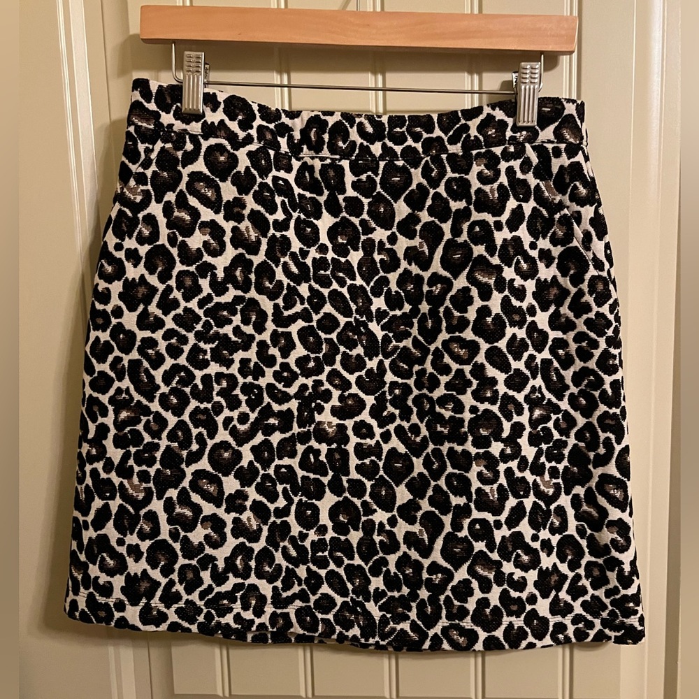 SANCTUARY Leopard Print Mini Skirt size M